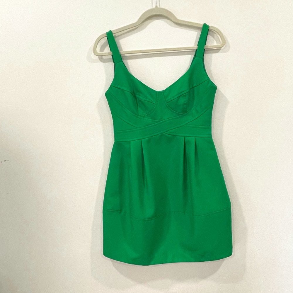 Nanette Lepore green party dress